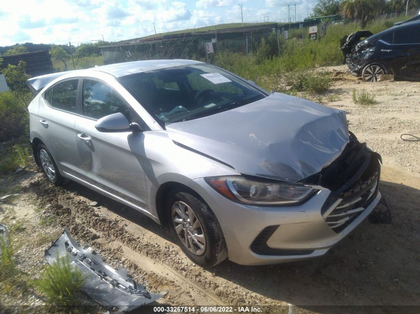 HYUNDAI ELANTRA 2017. Lot# 33267514. VIN 5NPD74LFXHH103008. Photo 1