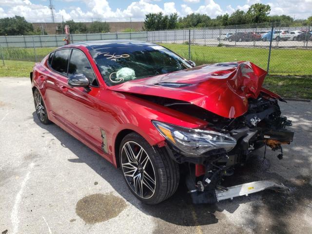 KIA STINGER 2022. Lot# 52079182. VIN KNAE55LC1N6100121. Photo 1